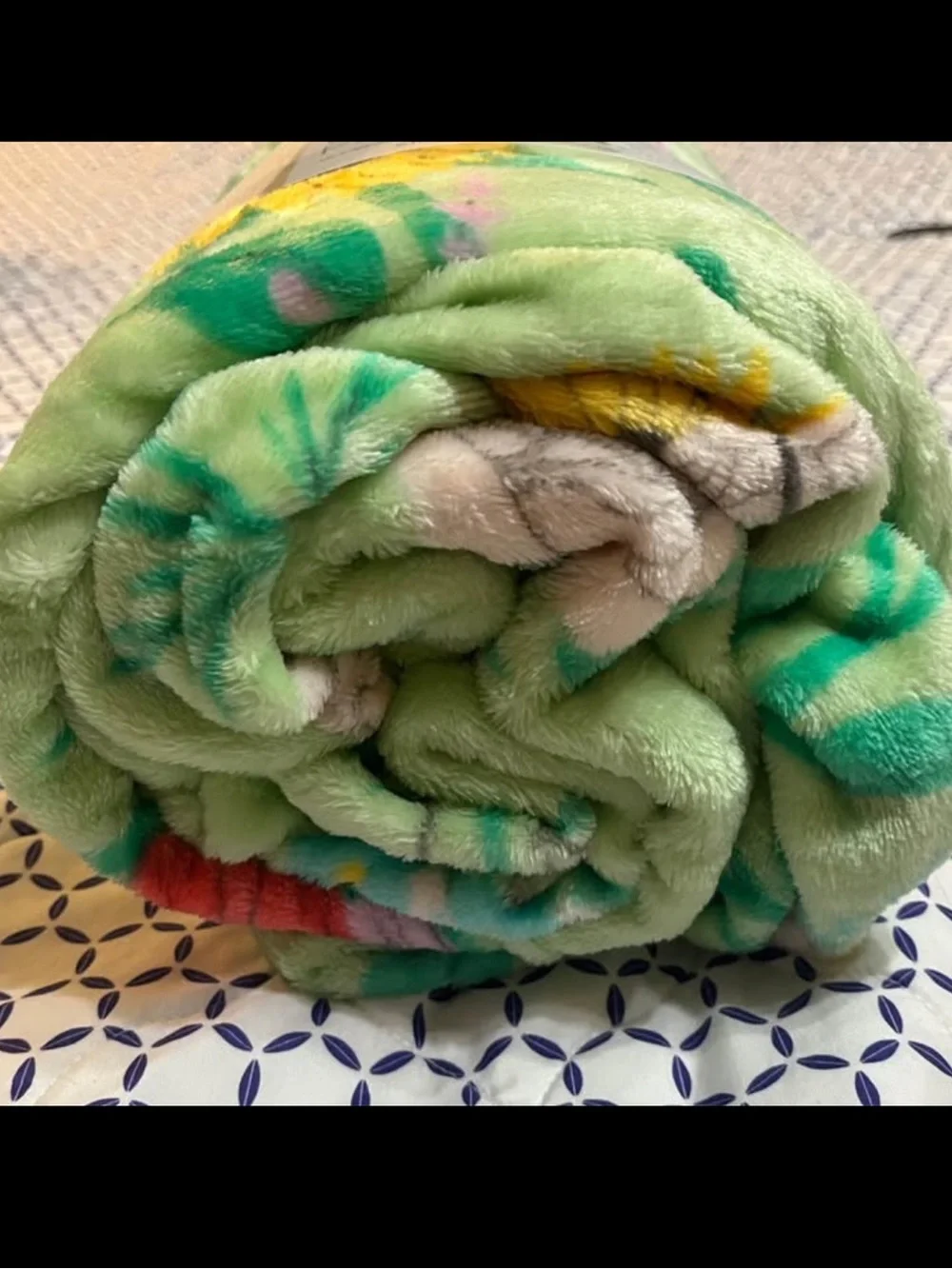 The Big One plush throw